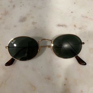 Small Gold Metal Raybans